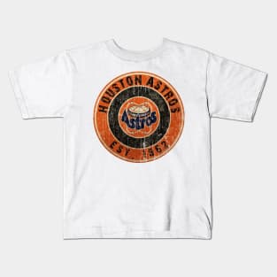 Retro Vintage Houston Astros 70s Kids T-Shirt